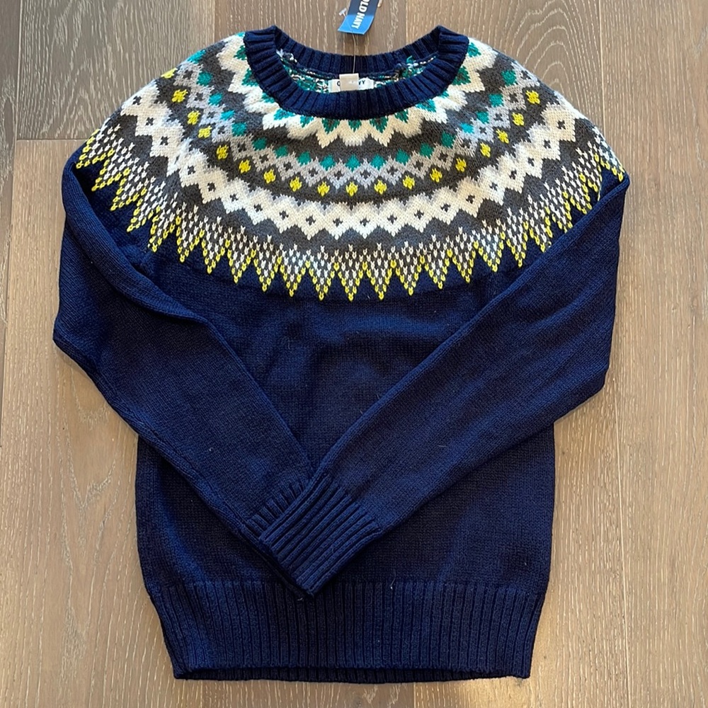 BNWT OLD MAVY WINTER ISLE sweater xs